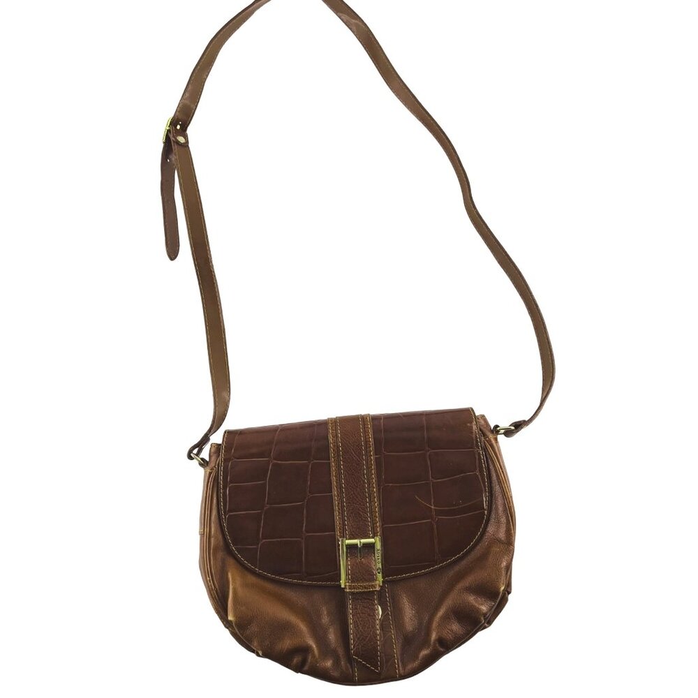 Adiko Leather Handbag Crossbody Brown Vintage Boho